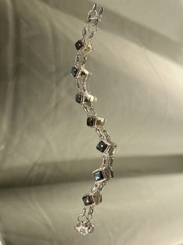 Labradorite GC Silver Bracelet - Image 2