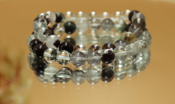 GC Black Tourmaline Rutile Quartz Bracelet