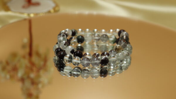 GC Black Tourmaline Rutile Quartz Bracelet - Image 2