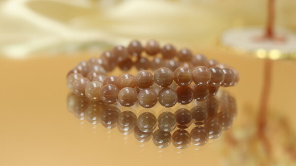 GC Natural Peach Moonstone Bracelet - Image 2
