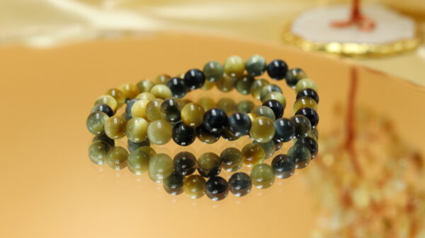 GC Natural Grey Cats Eye Bracelet - Image 2