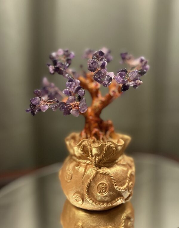 Enchanted Forest Treasure Bag Amethyst Tree - Image 2